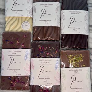 Chocoladereep met topping