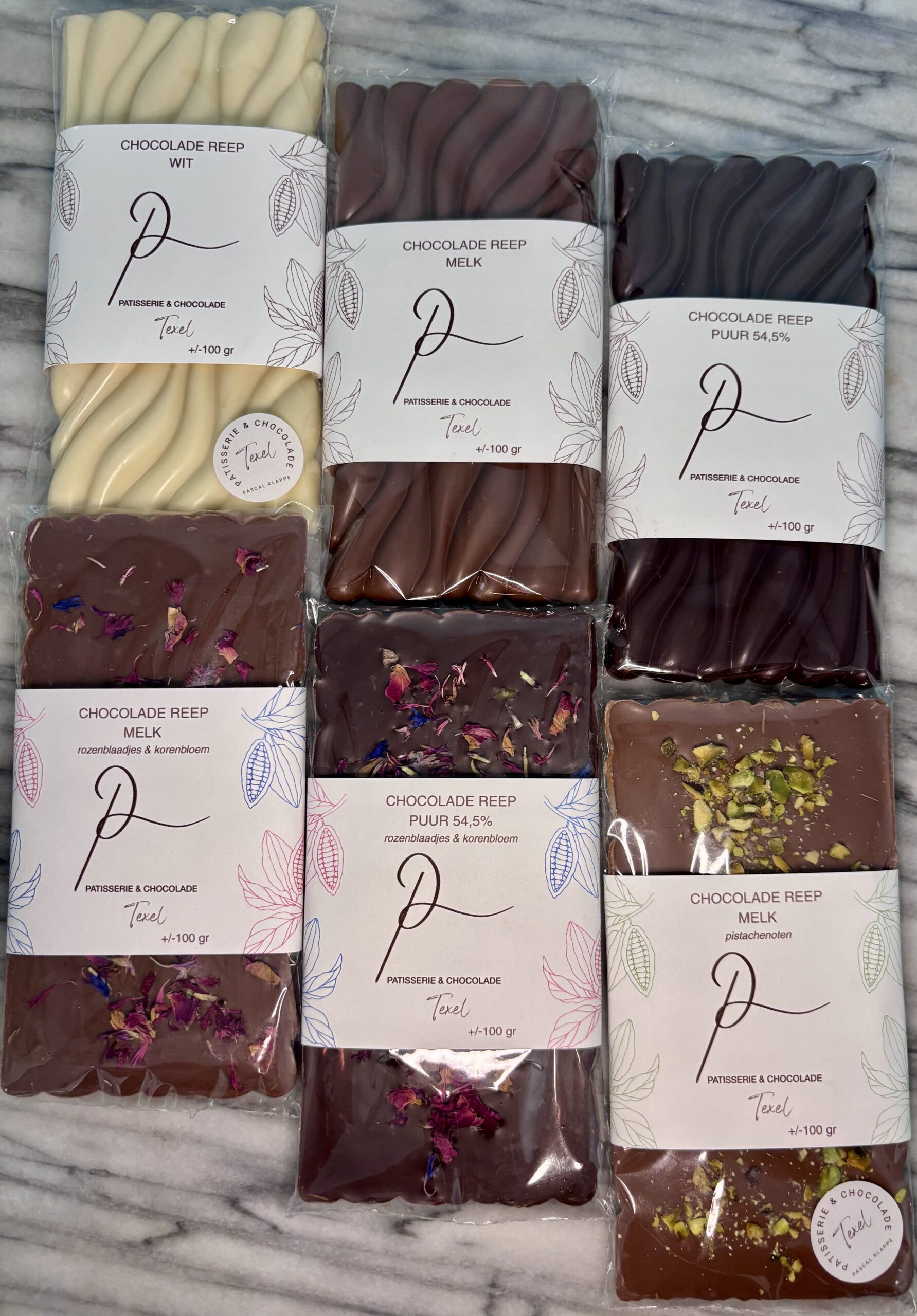 Chocoladereep met topping